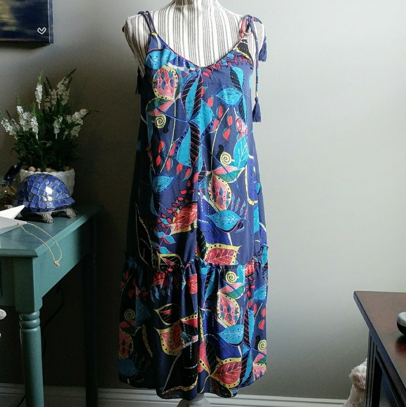 Finn & Grace Tropical Snail Midi Dress - Picture 1 of 7